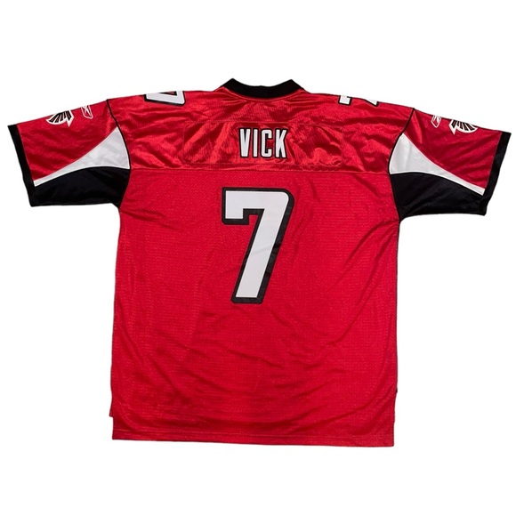 atlanta falcons michael vick reebok on field nfl football jersey